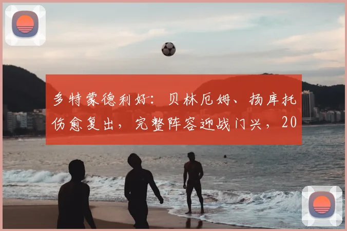 多特蒙德利好：贝林厄姆、扬库托伤愈复出，完整阵容迎战门兴，2026赛季关键战前迎回两大主力
